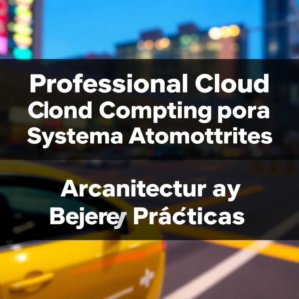 Cloud Computing para Sistemas Automotrices